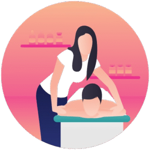Back, Shoulder & Head Massage (Executively for women)